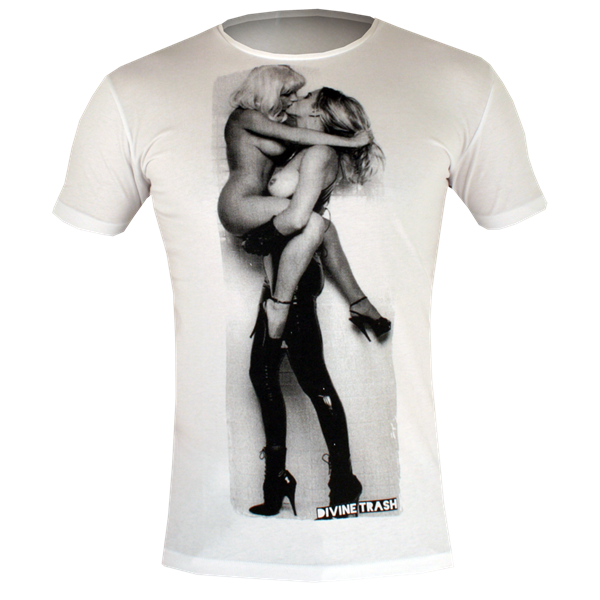 Bild von TRASH - Girl Straddle T-Shirt - White